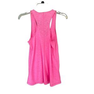 Lilly Pulitzer Womens Pink Luxletic Slub Racerback Anisa Workout Tank Top Small